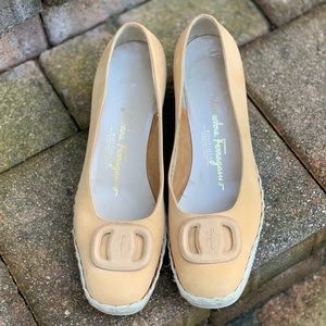 Salvatore Ferragamo Espadrille Wedges